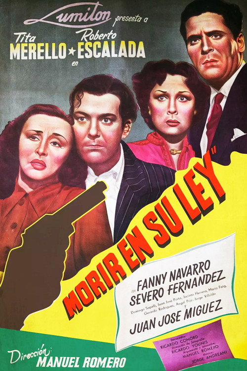 Morir en su ley poster