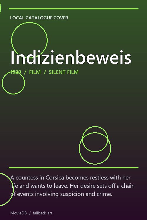 Indizienbeweis poster
