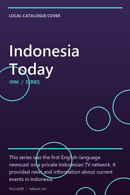 Indonesia Today poster