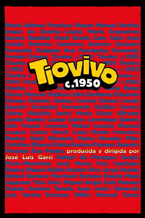 Tiovivo c. 1950 poster