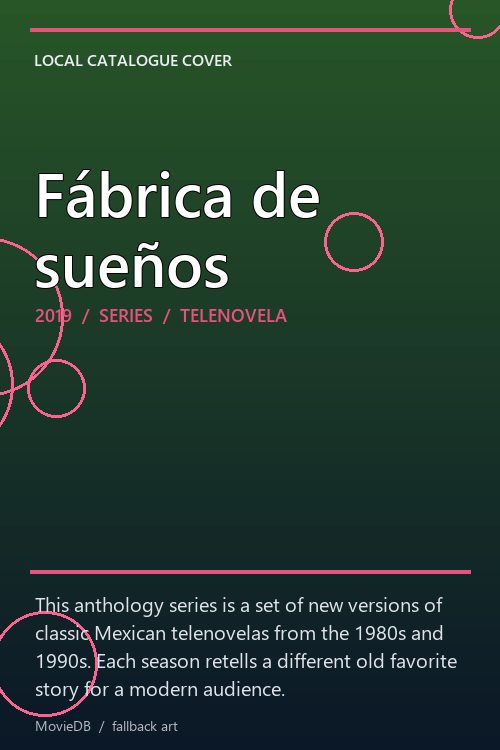 Fábrica de sueños poster