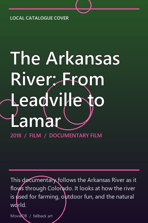 The Arkansas River: From Leadville to Lamar poster