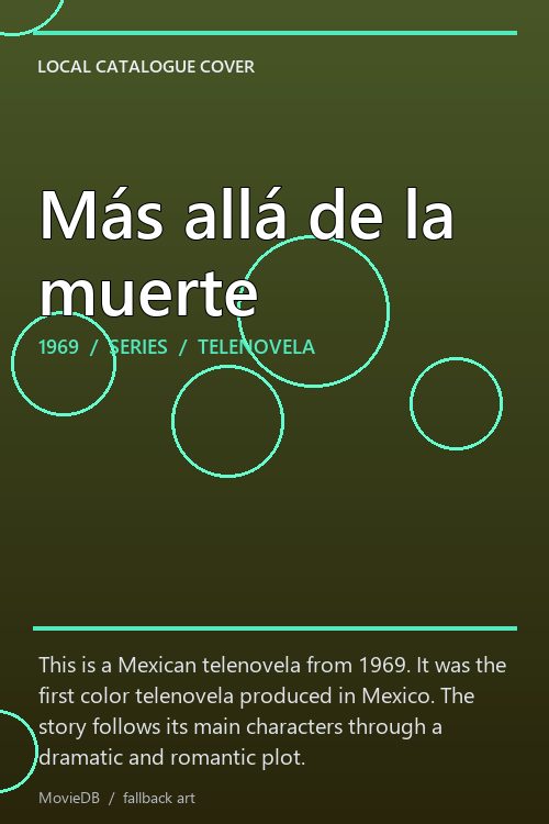 Más allá de la muerte poster