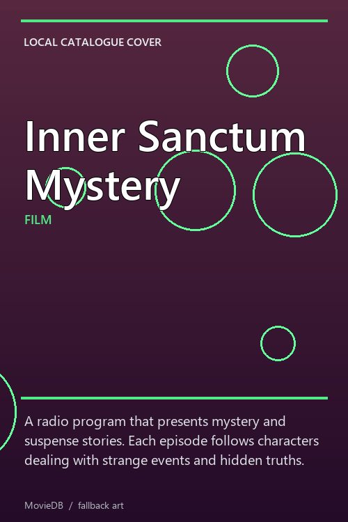 Inner Sanctum Mystery poster