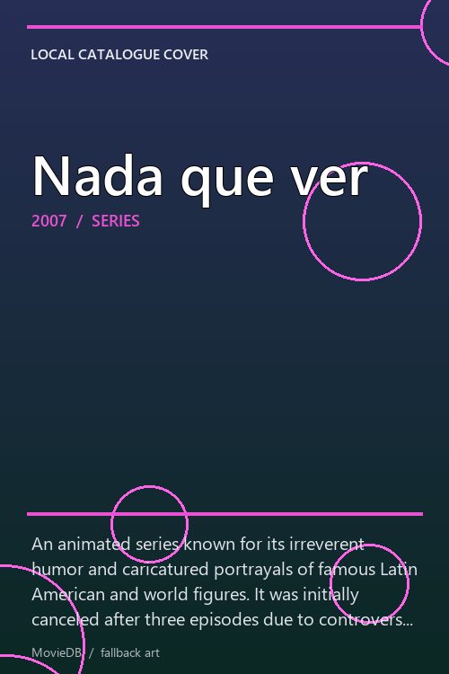 Nada que ver poster