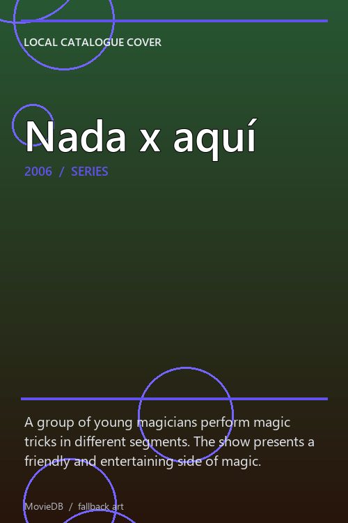 Nada x aquí poster