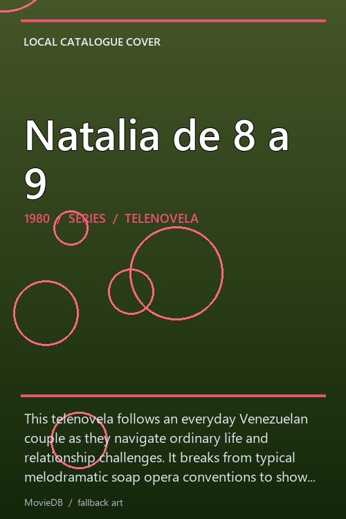 Natalia de 8 a 9 poster