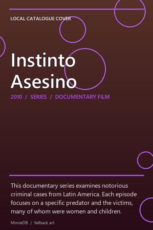 Instinto Asesino poster