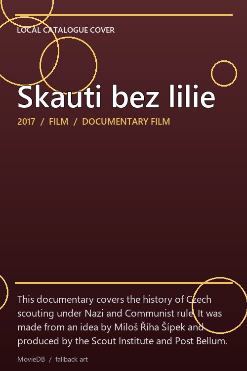 Skauti bez lilie poster