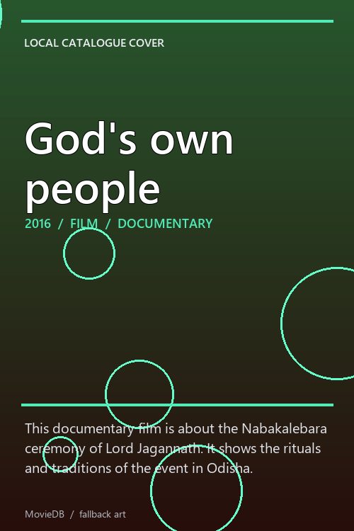 God's own people poster