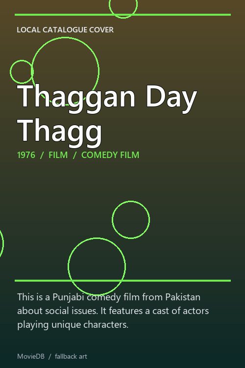 Thaggan Day Thagg poster