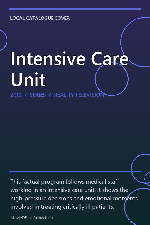 Intensive Care Unit poster