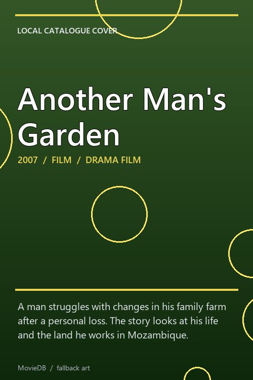 Another Man's Garden poster