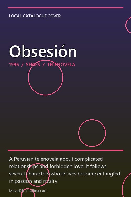 Obsesión poster