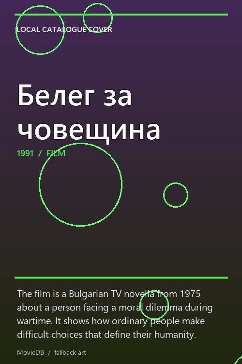 Белег за човещина poster