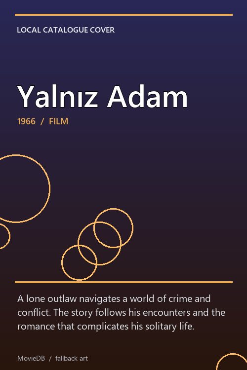 Yalnız Adam poster