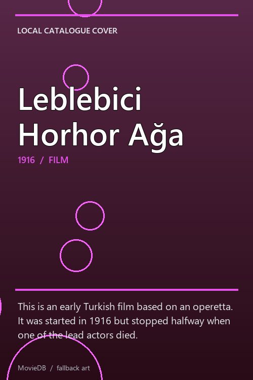 Leblebici Horhor Ağa poster