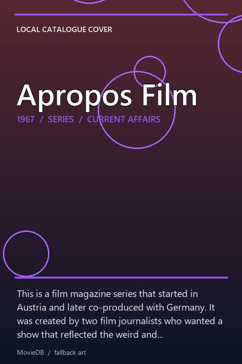 Apropos Film poster