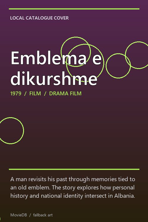 Emblema e dikurshme poster