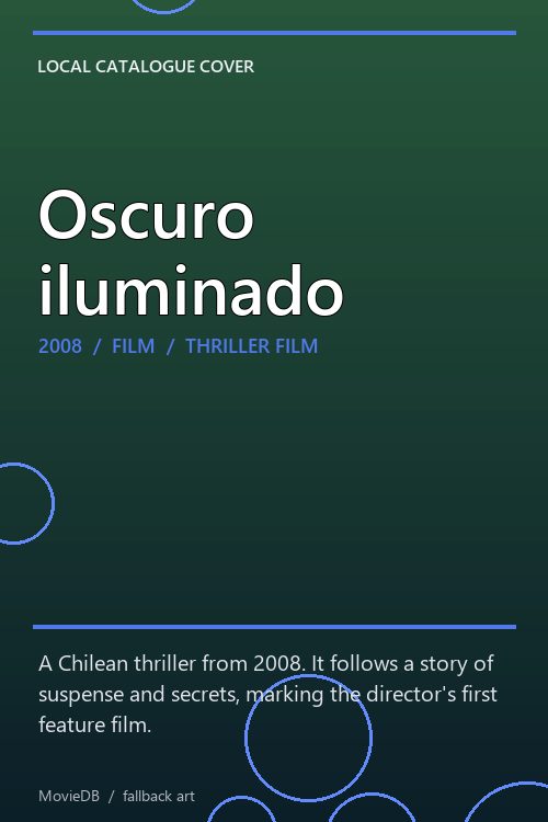 Oscuro iluminado poster