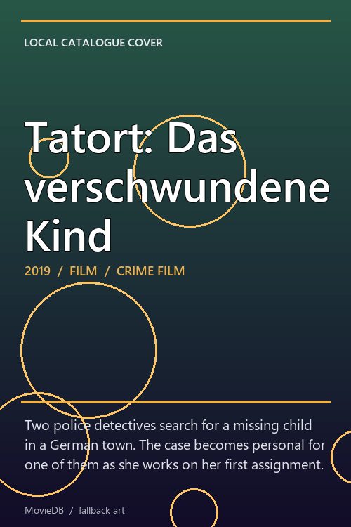 Tatort: Das verschwundene Kind poster