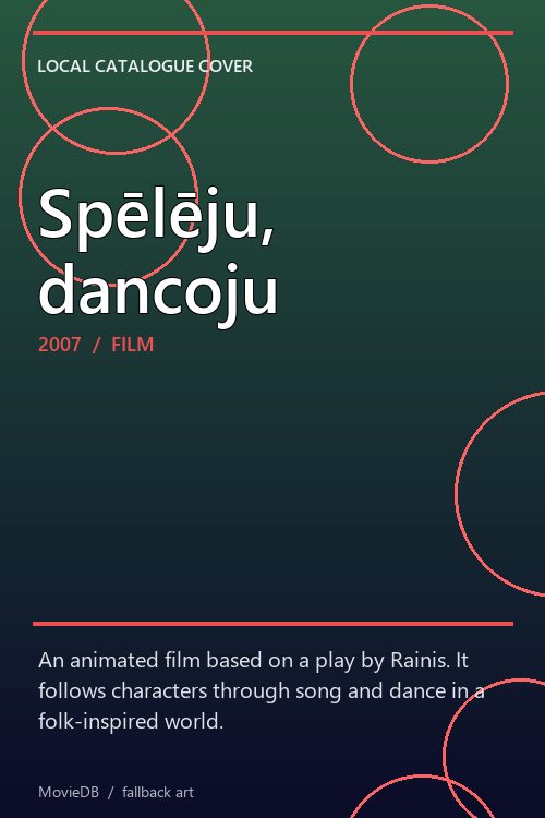 Spēlēju, dancoju poster