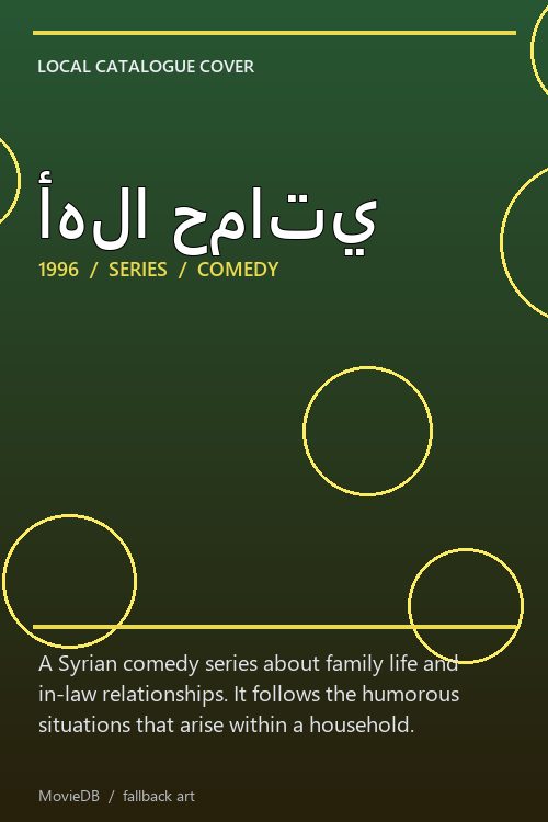 أهلا حماتي poster