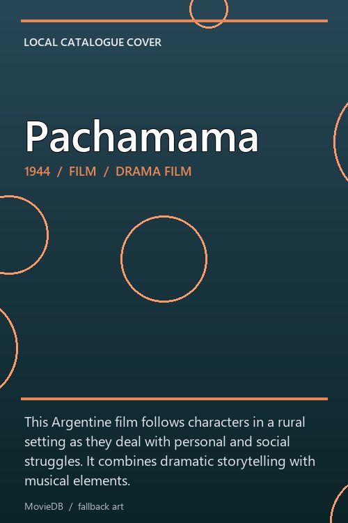 Pachamama poster