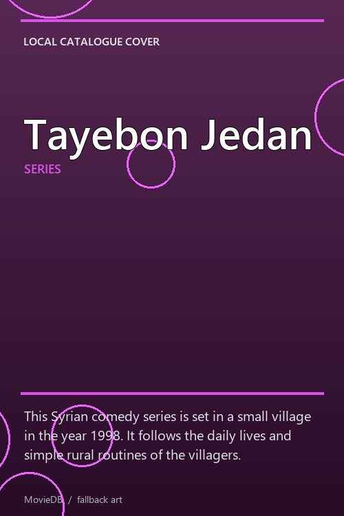 Tayebon Jedan poster