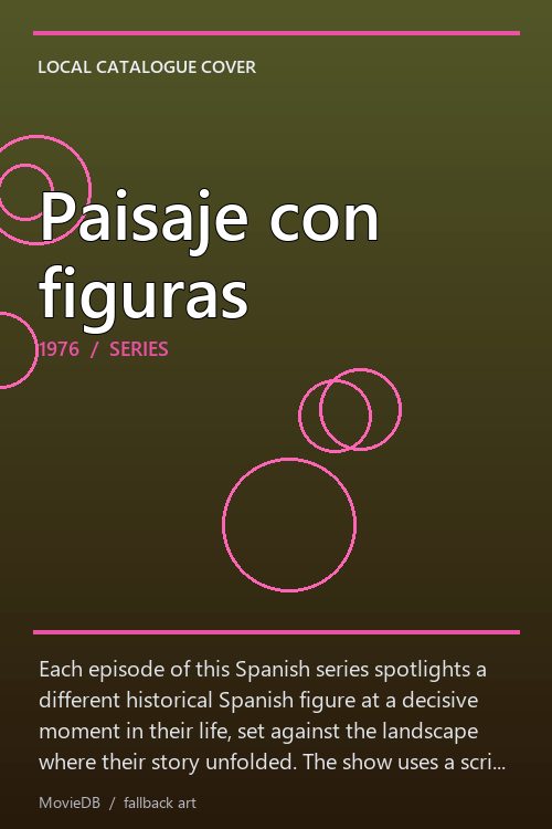 Paisaje con figuras poster