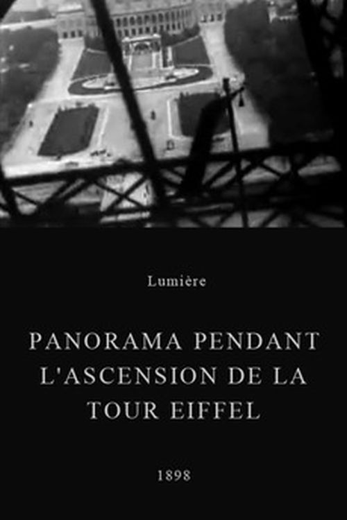 Panorama pendant l'ascension de la tour Eiffel poster