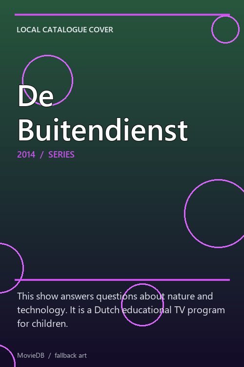 De Buitendienst poster