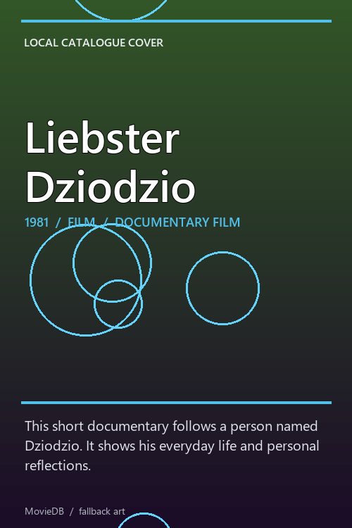Liebster Dziodzio poster