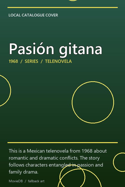 Pasión gitana poster