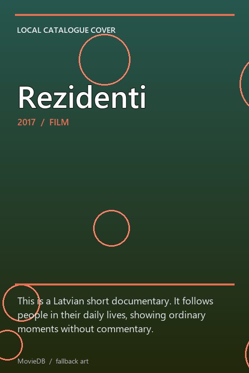 Rezidenti poster