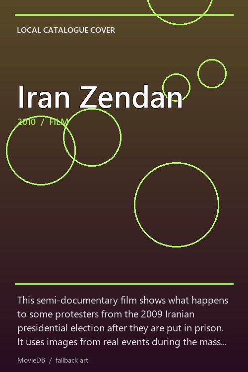 Iran Zendan poster