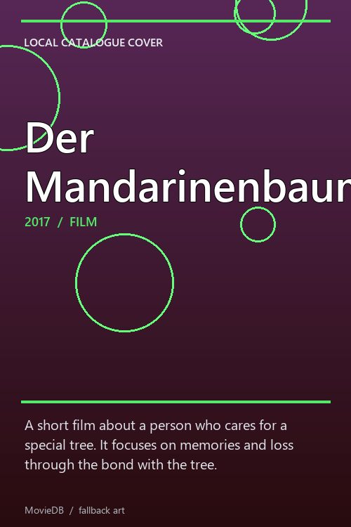 Der Mandarinenbaum poster