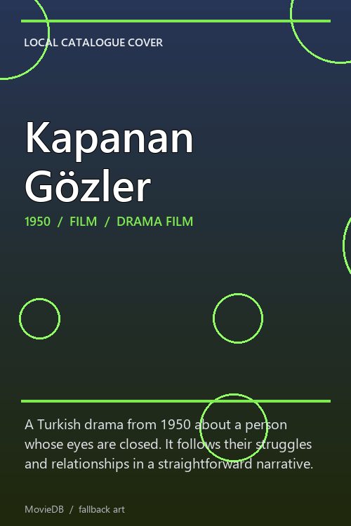 Kapanan Gözler poster
