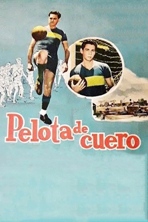 Pelota de cuero poster