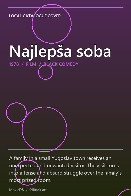 Najlepša soba poster