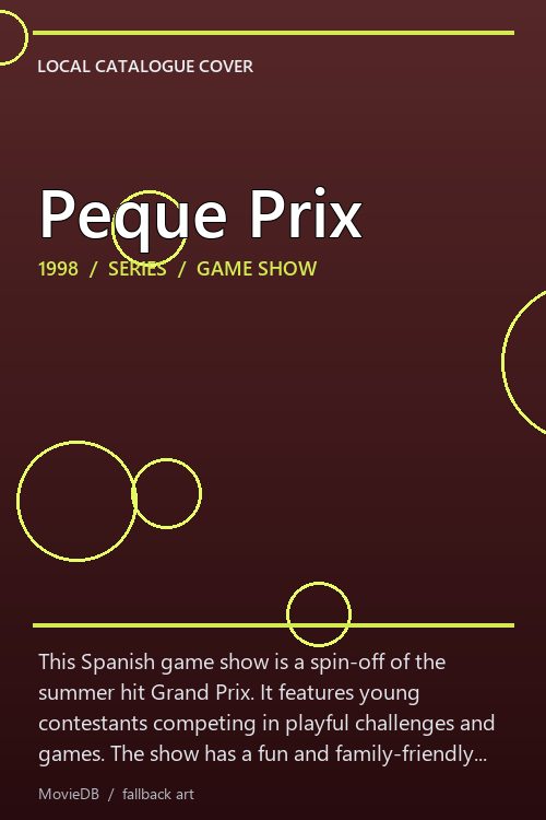 Peque Prix poster