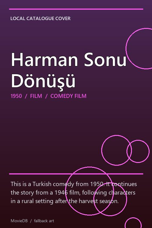 Harman Sonu Dönüşü poster