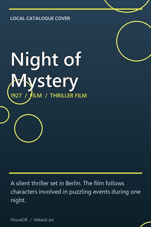 Night of Mystery poster