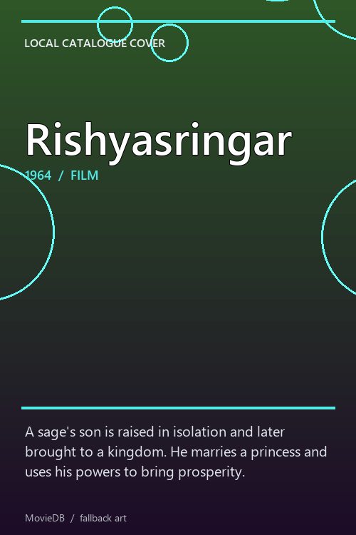Rishyasringar poster