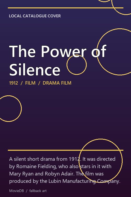 The Power of Silence poster