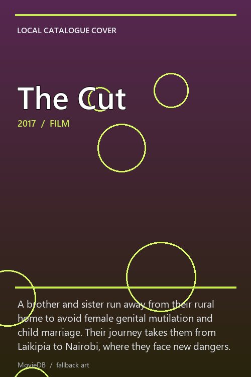 The Cut poster