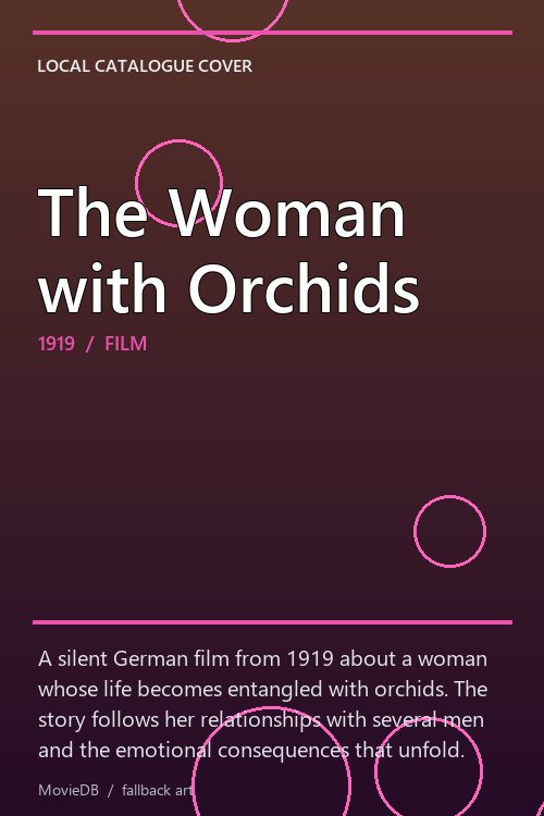 The Woman with Orchids poster