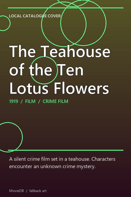 The Teahouse of the Ten Lotus Flowers poster