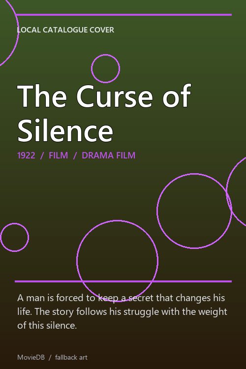 The Curse of Silence poster