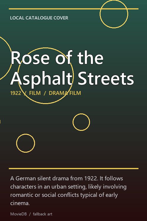 Rose of the Asphalt Streets poster